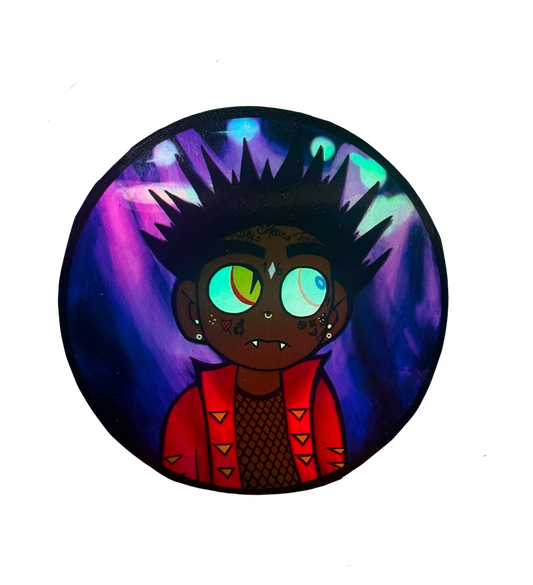 Uzi Festival Holographic Sticker (SET OF 2)